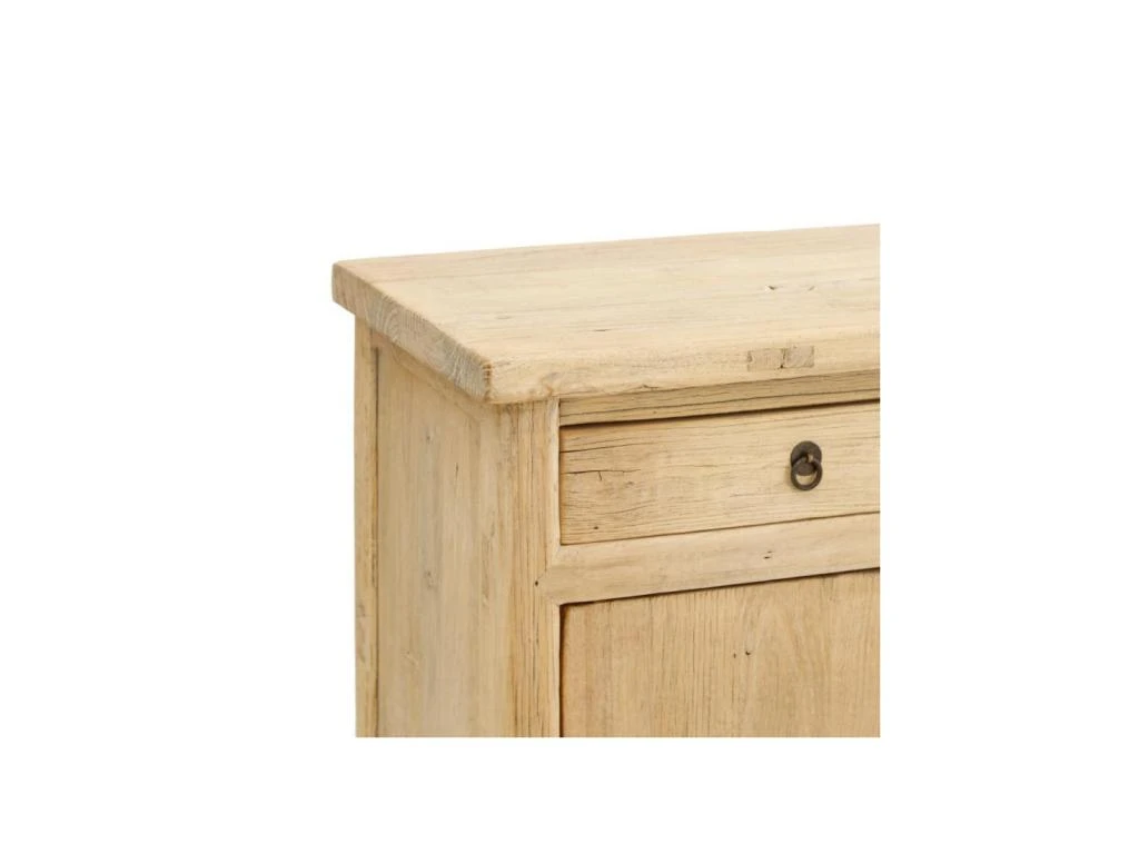 Meuble TV 4 Portes 3 Tiroirs Bois Naturel Clair - ODENSE 7 Meuble TV 4 Portes 3 Tiroirs Bois Naturel Clair - ODENSE – Image 5