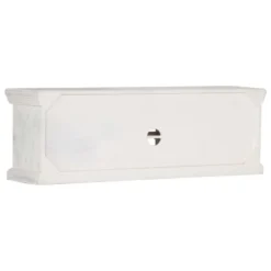 Meuble Télé Buffet Tv Télévision Design Pratique Blanc 120 Cm Bois Massif De Manguier 2502037 -Pas Cher Mobiliora Magasin meuble tv 19446469