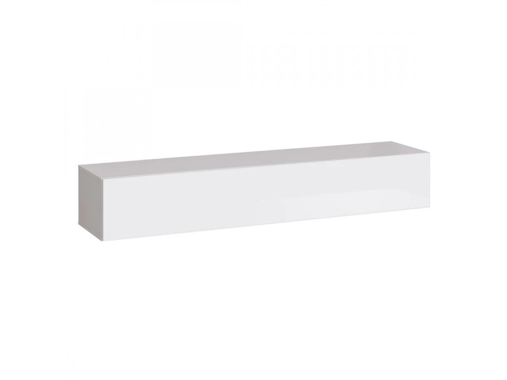 Meuble TV Suspendu 180cm Coloris Blanc Collection SWITCH. Finitions Brillantes. 3 Meuble TV Suspendu 180cm Coloris Blanc Collection SWITCH. Finitions Brillantes.