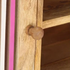 Meuble Télé Buffet Tv Télévision Design Pratique 120 Cm Bois Massif De Manguier 2502270 -Pas Cher Mobiliora Magasin meuble tv 19583723