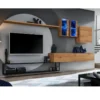 Ensemble Meuble TV Design "Switch I" 330cm Naturel & Noir -Pas Cher Mobiliora Magasin meuble tv 19714841