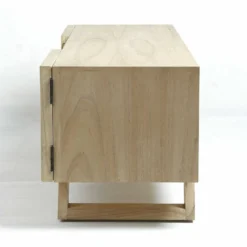 Kalaotek , Meuble TV Rectangulaire, Deux Portes, Une étagére En Bois De Teck Et Mindi , Naturel 12 Kalaotek , Meuble TV Rectangulaire, Deux Portes, Une étagére En Bois De Teck Et Mindi , Naturel -Pas Cher Mobiliora Magasin meuble tv 19909773