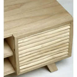Kalaotek , Meuble TV Rectangulaire, Deux Portes, Une étagére En Bois De Teck Et Mindi , Naturel 13 Kalaotek , Meuble TV Rectangulaire, Deux Portes, Une étagére En Bois De Teck Et Mindi , Naturel -Pas Cher Mobiliora Magasin meuble tv 19909775