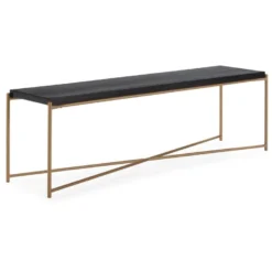 Meuble TV /Audio 160 X 40 X 50 Cm Bois, Métal