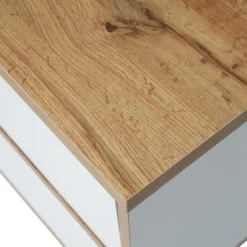 Meuble TV 175cm Avec 5 Portes Et 2 Compartiments Pour Salon - Style Campagnard - Naturel & Blanc 17 Meuble TV 175cm Avec 5 Portes Et 2 Compartiments Pour Salon - Style Campagnard - Naturel & Blanc -Pas Cher Mobiliora Magasin meuble tv 20939295