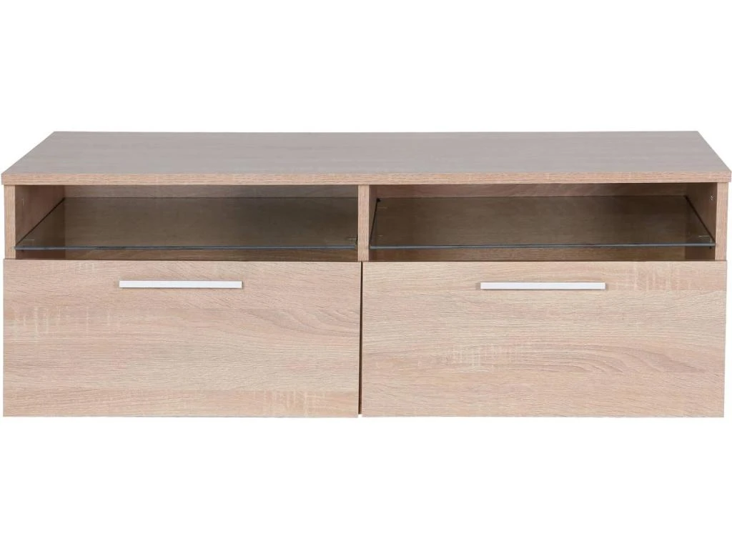 Meuble TV LED "Parson" - Chêne 5 Meuble TV LED "Parson" - Chêne – Image 3