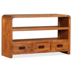 Meuble Télé Buffet Tv Télévision Design Pratique Bois Massif Avec Finition En Sesham 90 Cm 2502165 -Pas Cher Mobiliora Magasin meuble tv 21022285