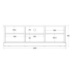 Meuble TV 2 Portes 1 Tiroir Bois Noir - UNYS -Pas Cher Mobiliora Magasin meuble tv 21744369