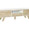 Meuble Tv Bas Scandinave CÔME Blanc Aspect Bois 2 Meuble Tv Bas Scandinave CÔME Blanc Aspect Bois -Pas Cher Mobiliora Magasin meuble tv 21988973