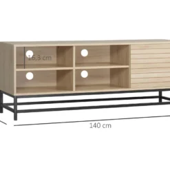 Meuble Tv AVILA Bois Clair -Pas Cher Mobiliora Magasin meuble tv 21989007