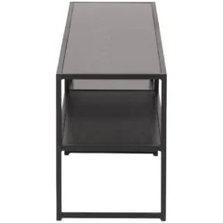 Sea Meuble TV Avec 3 Tablettes De Rangement, Noir. -Pas Cher Mobiliora Magasin meuble tv 22048137