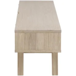 A-Line Meuble TV Avec 1 Espace De Rangement Et 2 Tiroirs, Chêne. -Pas Cher Mobiliora Magasin meuble tv 22048155