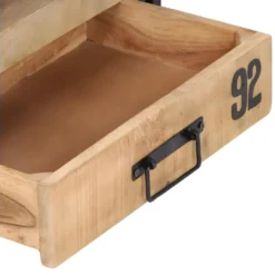 Meuble Télé Buffet Tv Télévision Design Pratique 100 Cm Bois Massif De Manguier 2502272 -Pas Cher Mobiliora Magasin meuble tv 22121759