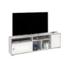Jesper Table TV 2 Portes Blanche. 1 Jesper Table TV 2 Portes Blanche. -Pas Cher Mobiliora Magasin meuble tv 22162961