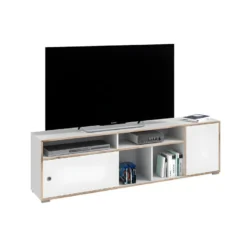 Jesper Table TV 2 Portes Blanche.