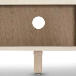 Veneto Meuble TV Avec 2 Tiroirs Et Un Plateau En Chêne Blanc Délavé. -Pas Cher Mobiliora Magasin meuble tv 22163123