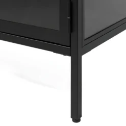 Carmel Meuble TV 3 Portes En Verre Noir. 14 Carmel Meuble TV 3 Portes En Verre Noir. -Pas Cher Mobiliora Magasin meuble tv 22163319