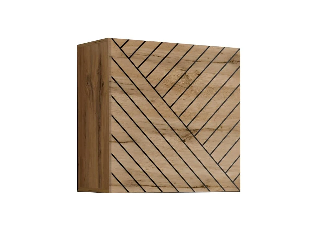 Ensemble De Meubles Design De Salon SWITCH VI. Coloris Chêne Wotan Finition Façade Fraisée . 5 Ensemble De Meubles Design De Salon SWITCH VI. Coloris Chêne Wotan Finition Façade Fraisée . – Image 3