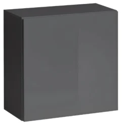 Ensemble De Meubles Design De Salon SWITCH VI. Coloris Chêne Et Gris Finition Chêne Effet Fraisé Et Gris Brillant. -Pas Cher Mobiliora Magasin meuble tv 22741705