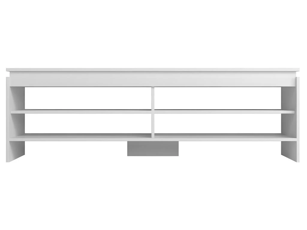 Meuble TV 65 Pouces Blanc 5 Niches 153 Cm 5 Meuble TV 65 Pouces Blanc 5 Niches 153 Cm – Image 3