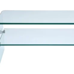 Meuble TV STILEOS - 1 Niche - Verre Trempé -Pas Cher Mobiliora Magasin meuble tv 252603