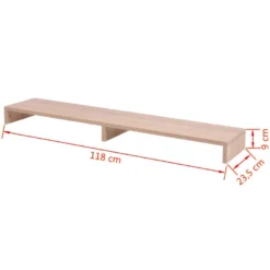 Meuble Télé Buffet Tv Télévision Design Pratique Support De Moniteur Aggloméré 118 Cm Beige 2502233 -Pas Cher Mobiliora Magasin meuble tv 8917115