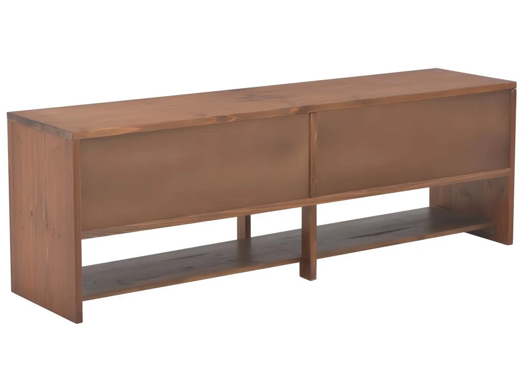 Meuble Télé Buffet Tv Télévision Design Pratique Avec 4 Tiroirs 120 Cm Bois Massif De Sapin 2502101 5 Meuble Télé Buffet Tv Télévision Design Pratique Avec 4 Tiroirs 120 Cm Bois Massif De Sapin 2502101 – Image 3