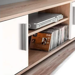 Meuble Télé Buffet Tv Télévision Design Pratique Mural Avec Lumière Led Chêne Sonoma Et Blanc 2502199 10 Meuble Télé Buffet Tv Télévision Design Pratique Mural Avec Lumière Led Chêne Sonoma Et Blanc 2502199 -Pas Cher Mobiliora Magasin meuble tv 8917443