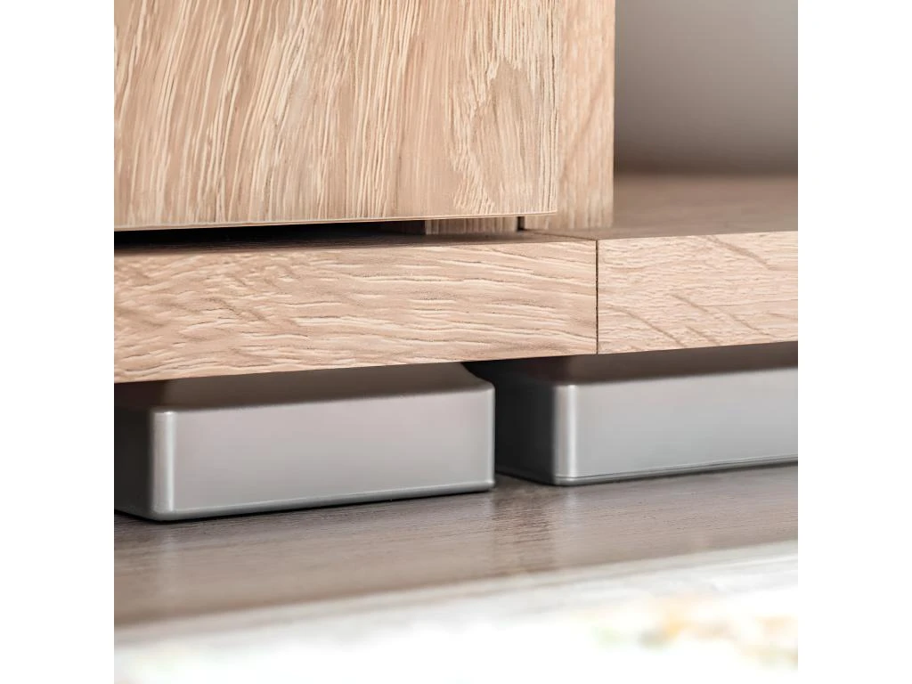 Meuble Télé Buffet TV Télévision Design Pratique Avec Lumières LED Chêne Sonoma Marron 2502054 7 Meuble Télé Buffet TV Télévision Design Pratique Avec Lumières LED Chêne Sonoma Marron 2502054 – Image 5