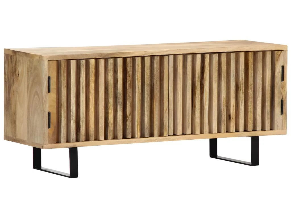 Meuble Télé Buffet Tv Télévision Design Pratique 90 Cm Bois De Manguier Massif 2502020 3 Meuble Télé Buffet Tv Télévision Design Pratique 90 Cm Bois De Manguier Massif 2502020