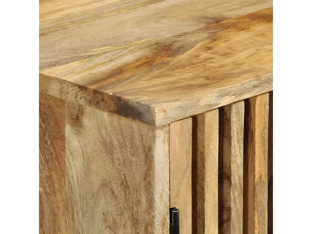 Meuble Télé Buffet Tv Télévision Design Pratique 90 Cm Bois De Manguier Massif 2502020 4 Meuble Télé Buffet Tv Télévision Design Pratique 90 Cm Bois De Manguier Massif 2502020 – Image 2