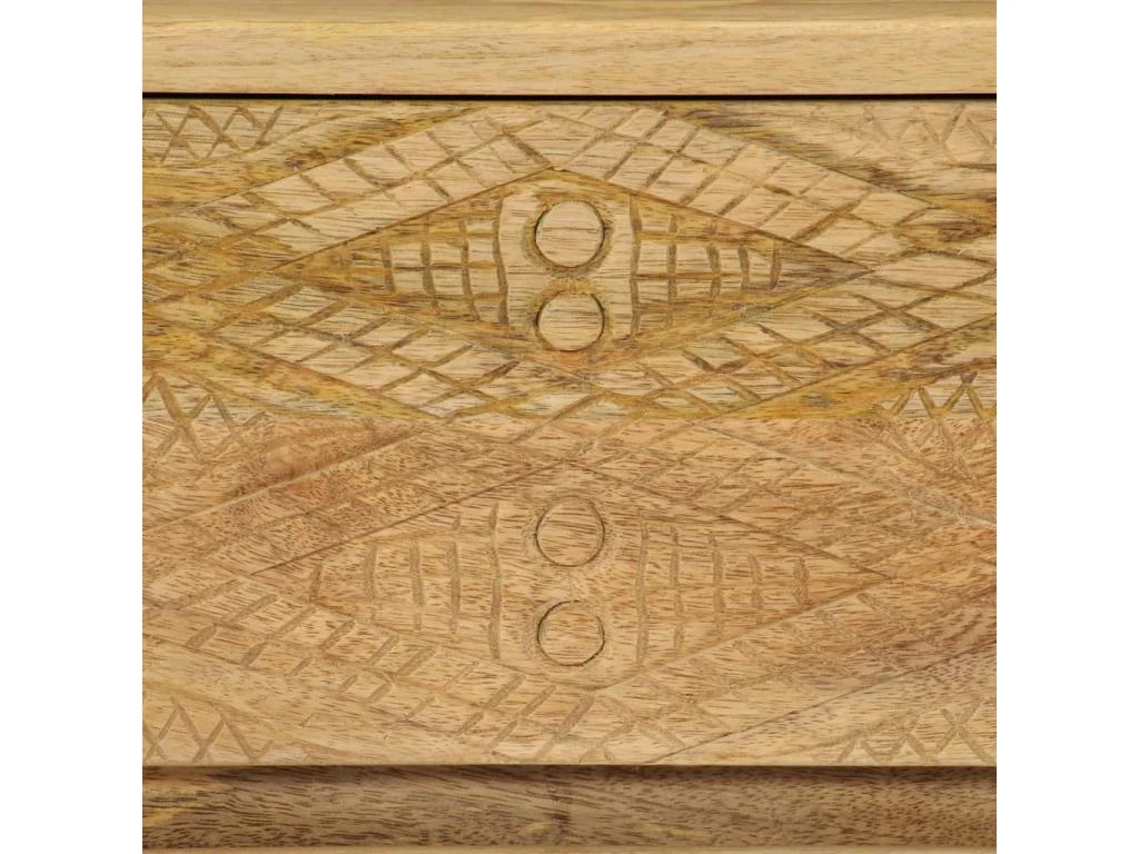 Meuble Télé Buffet Tv Télévision Design Pratique Bois Massif De Manguier 120 Cm 2502171 4 Meuble Télé Buffet Tv Télévision Design Pratique Bois Massif De Manguier 120 Cm 2502171 – Image 2