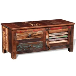 Meuble Télé Buffet TV Télévision Design Pratique Bois Massif De Récupération 2502023 11 Meuble Télé Buffet TV Télévision Design Pratique Bois Massif De Récupération 2502023 -Pas Cher Mobiliora Magasin meuble tv 8919125