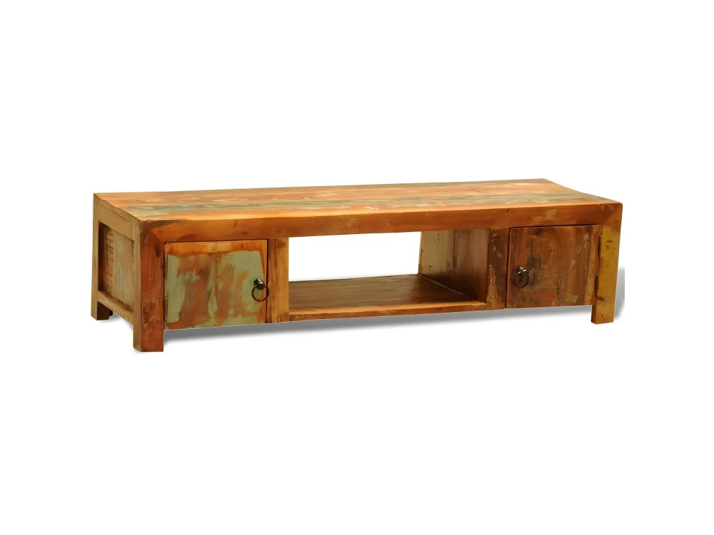 Meuble Télé Buffet Tv Télévision Design Pratique 2 Portes Style Vintage Bois Recycle 2502265 7 Meuble Télé Buffet Tv Télévision Design Pratique 2 Portes Style Vintage Bois Recycle 2502265 – Image 5