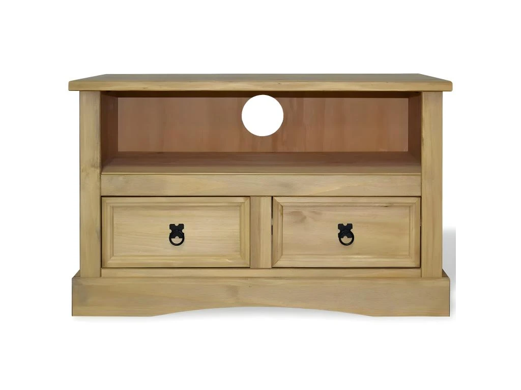 Meuble Télé Buffet Tv Télévision Design Pratique Pin Mexicain Gamme Corona 91 Cm 2502012 4 Meuble Télé Buffet Tv Télévision Design Pratique Pin Mexicain Gamme Corona 91 Cm 2502012 – Image 2