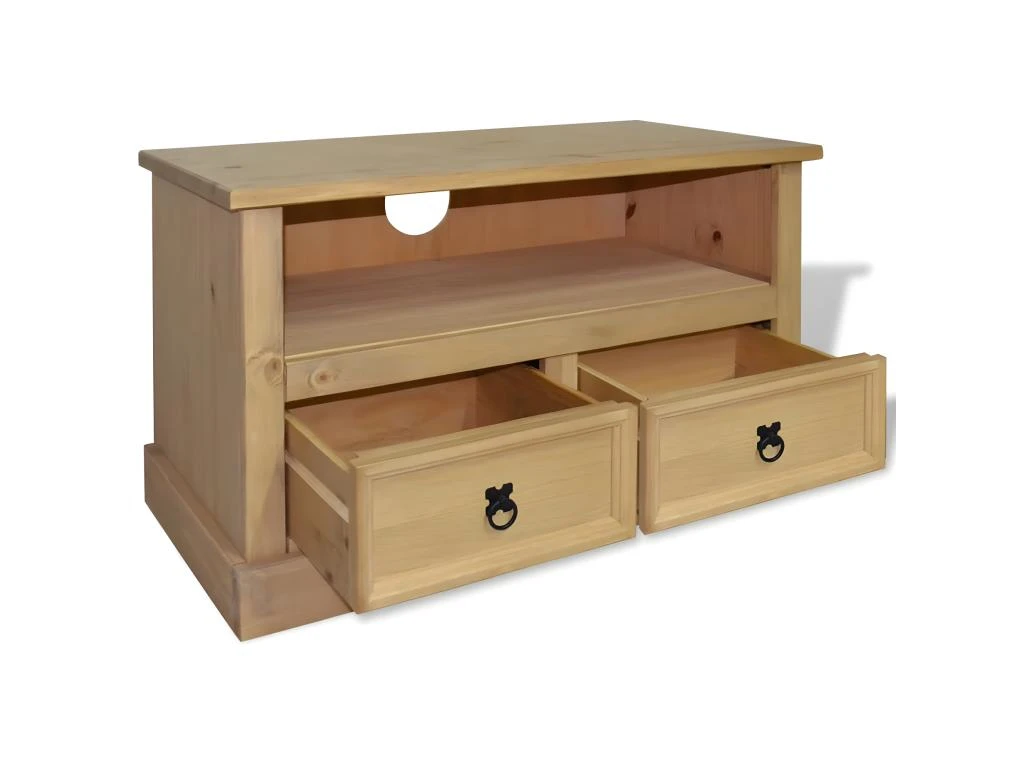 Meuble Télé Buffet Tv Télévision Design Pratique Pin Mexicain Gamme Corona 91 Cm 2502012 5 Meuble Télé Buffet Tv Télévision Design Pratique Pin Mexicain Gamme Corona 91 Cm 2502012 – Image 3