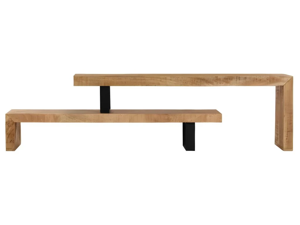 Meuble Télé Buffet Tv Télévision Design Pratique Bois De Manguier Massif 2502132 7 Meuble Télé Buffet Tv Télévision Design Pratique Bois De Manguier Massif 2502132 – Image 5