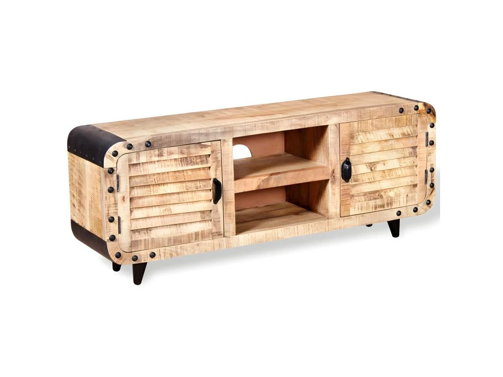 Meuble Télé Buffet Tv Télévision Design Pratique Bois De Manguier Massif 120 Cm 2502141 3 Meuble Télé Buffet Tv Télévision Design Pratique Bois De Manguier Massif 120 Cm 2502141