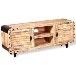 Meuble Télé Buffet Tv Télévision Design Pratique Bois De Manguier Massif 120 Cm 2502141 9 Meuble Télé Buffet Tv Télévision Design Pratique Bois De Manguier Massif 120 Cm 2502141 -Pas Cher Mobiliora Magasin meuble tv 8919377