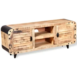 Meuble Télé Buffet Tv Télévision Design Pratique Bois De Manguier Massif 120 Cm 2502141 10 Meuble Télé Buffet Tv Télévision Design Pratique Bois De Manguier Massif 120 Cm 2502141 -Pas Cher Mobiliora Magasin meuble tv 8919379
