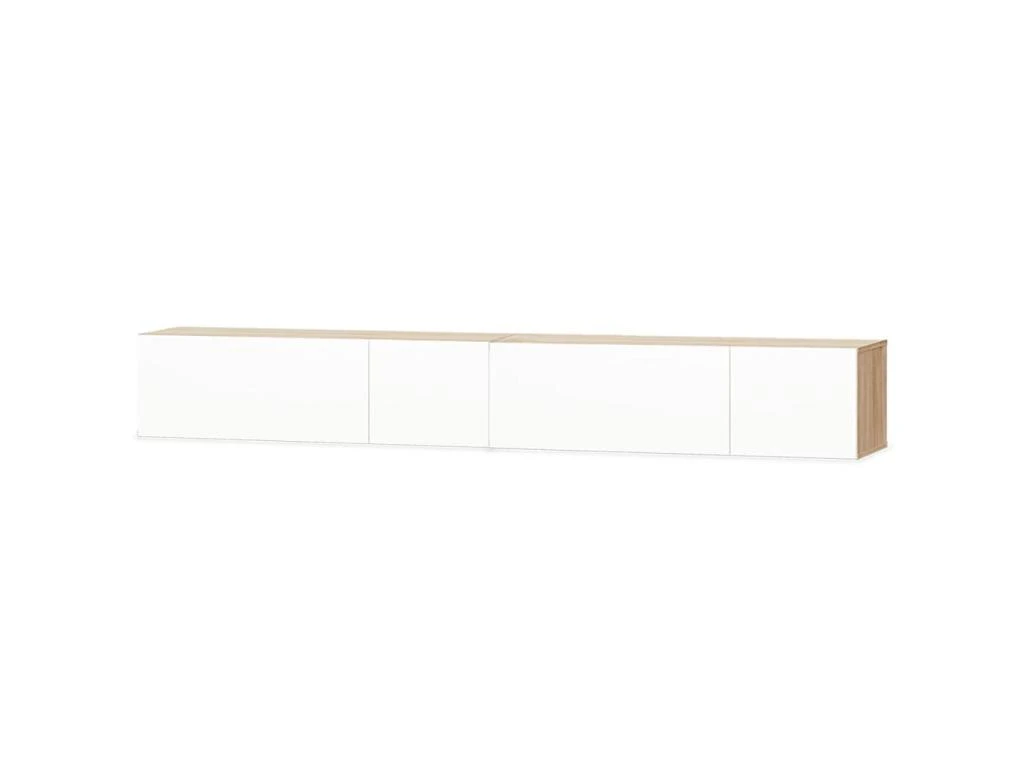 Meuble Télé Buffet Tv Télévision Design Pratique 2 Pcs Aggloméré 120 Cm Chêne Et Blanc Brillant 2502081/2 3 Meuble Télé Buffet Tv Télévision Design Pratique 2 Pcs Aggloméré 120 Cm Chêne Et Blanc Brillant 2502081/2