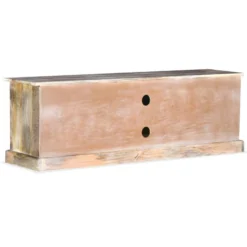 Meuble Télé Buffet Tv Télévision Design Pratique Bois De Manguier Massif 2502022 -Pas Cher Mobiliora Magasin meuble tv 8919783