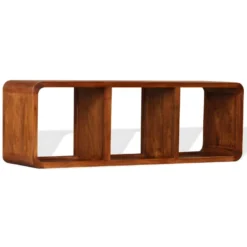 Meuble Télé Buffet Tv Télévision Design Pratique Bois Massif Avec Finition En Sesham 120 Cm 2502163 -Pas Cher Mobiliora Magasin meuble tv 8920195