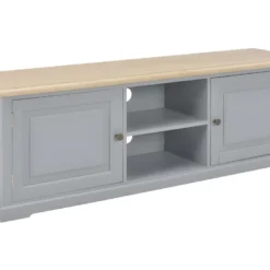 Pas Cher Mobiliora Magasin 25 Meuble Télé Buffet Tv Télévision Design Pratique Gris 120 Cm Bois 2502191/2
