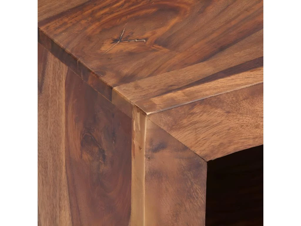 Meuble Télé Buffet Tv Télévision Design Pratique 120 Cm Bois De Sesham Solide 2502062 4 Meuble Télé Buffet Tv Télévision Design Pratique 120 Cm Bois De Sesham Solide 2502062 – Image 2