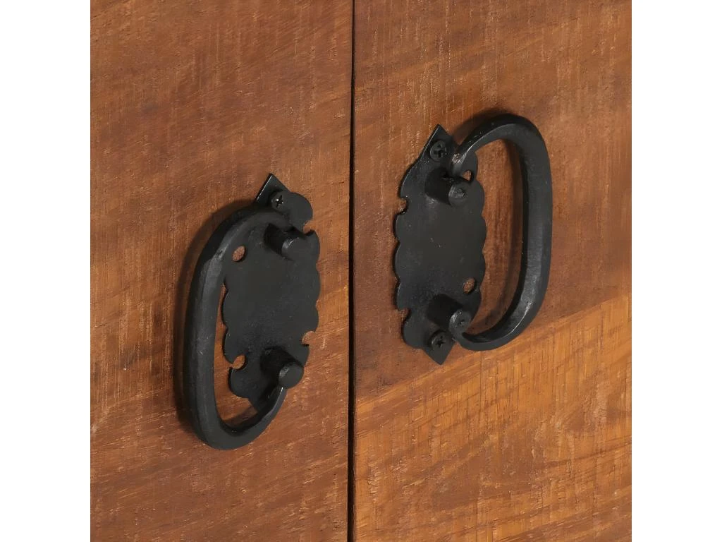 Meuble Télé Buffet Tv Télévision Design Pratique 120 Cm Bois De Manguier Massif 2502066 5 Meuble Télé Buffet Tv Télévision Design Pratique 120 Cm Bois De Manguier Massif 2502066 – Image 3