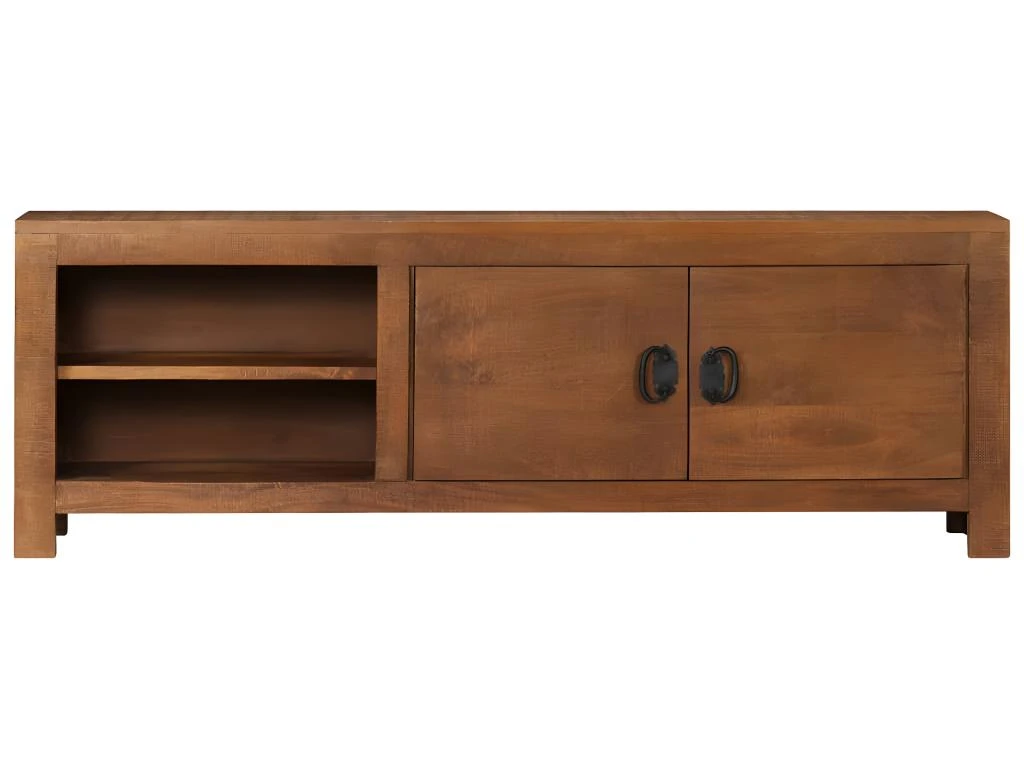 Meuble Télé Buffet Tv Télévision Design Pratique 120 Cm Bois De Manguier Massif 2502066 6 Meuble Télé Buffet Tv Télévision Design Pratique 120 Cm Bois De Manguier Massif 2502066 – Image 4