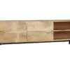 Meuble Télé Buffet Tv Télévision Design Pratique 145 Cm Bois Massif De Manguier 2502075