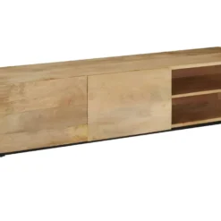 Meuble Télé Buffet Tv Télévision Design Pratique 145 Cm Bois Massif De Manguier 2502075 11 Meuble Télé Buffet Tv Télévision Design Pratique 145 Cm Bois Massif De Manguier 2502075 -Pas Cher Mobiliora Magasin meuble tv 8920799