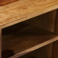 Meuble Télé Buffet Tv Télévision Design Pratique Bois Massif De Sesham 118 Cm 2502174 -Pas Cher Mobiliora Magasin meuble tv 8920957